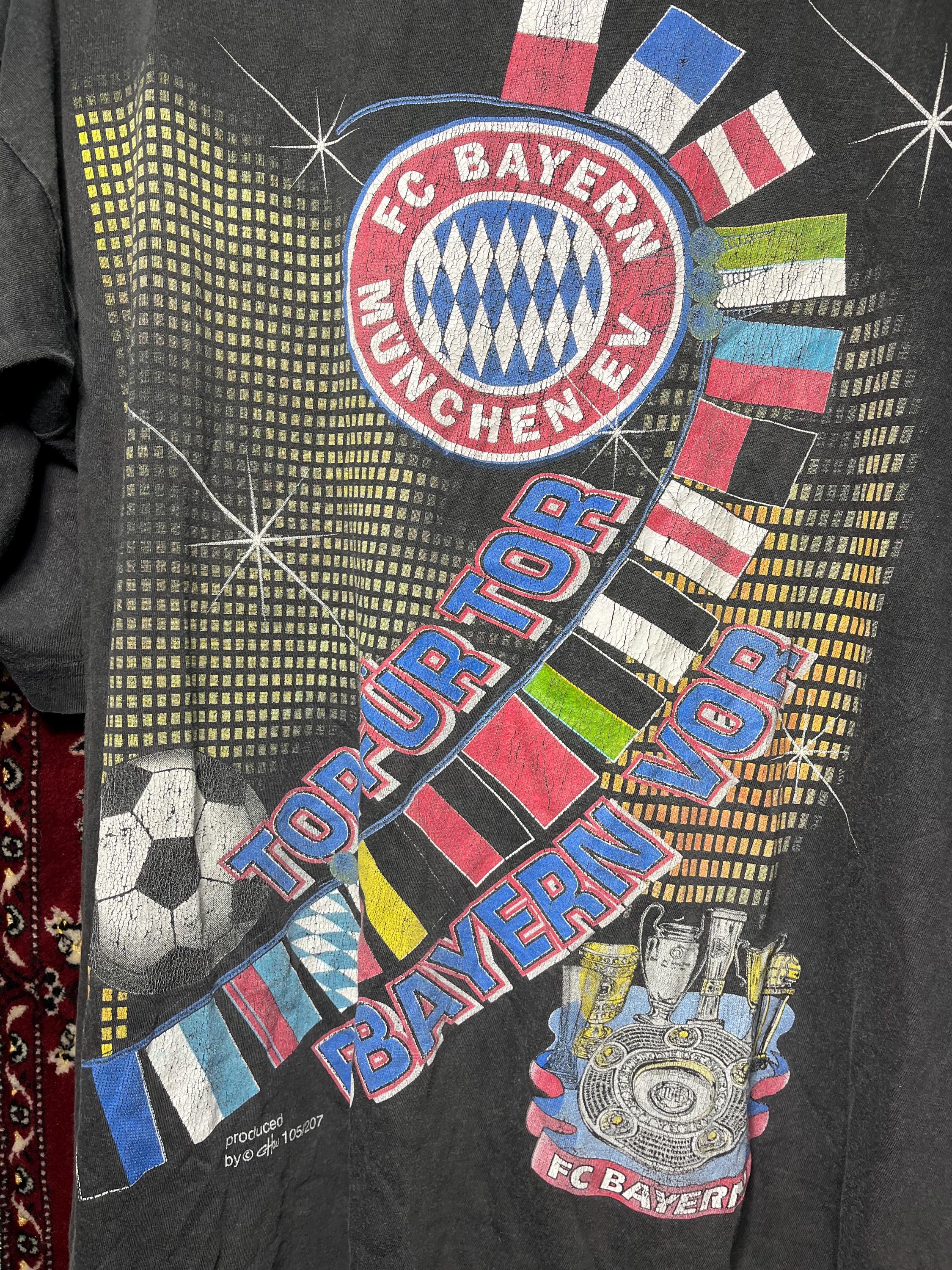Vintage Fc Bayern Munich 90s Graphic Soccer Football Size XXL - Etsy