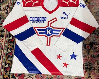 Vintage Cooper Hockey Jersey MONGRAIN 9 Digital Computer XL