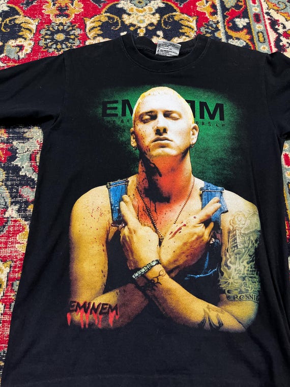 Vintage 90s EMINEM the Marshall Mathers LP T-shirt Size M - Etsy