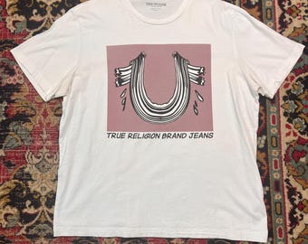 True Religion White T-shirt Japanese Size M