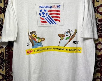 Vintage USA World Cup 1994 Kellogg’s Tony The Tiger Size L