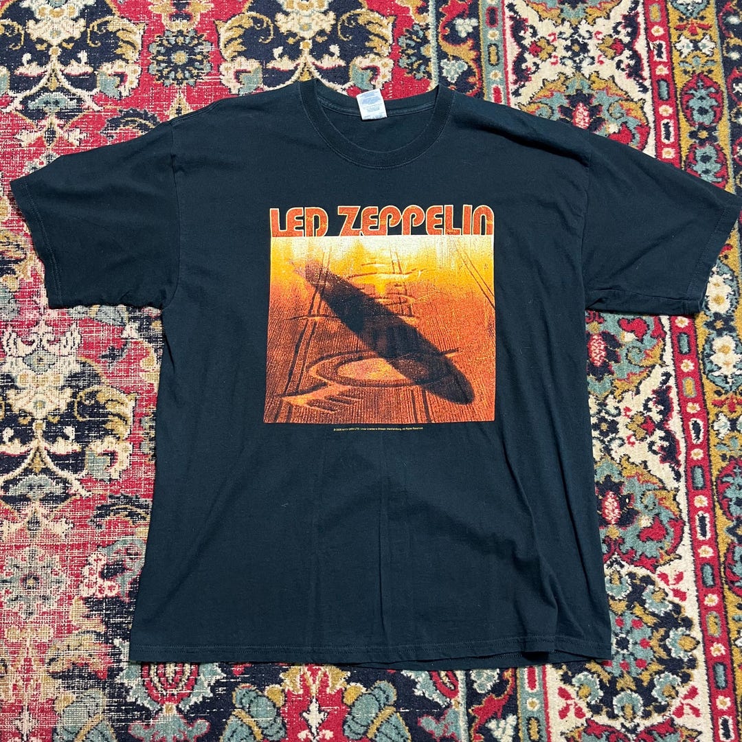 ヴィンテージ レッド・ツェッペリン Tシャツ 90年代スタイル ロック
