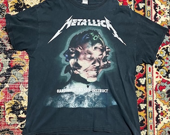 Metallica Hardwired To Self-Destrut Tour T-Shirt Schwarz Schwermetall Gr. XL
