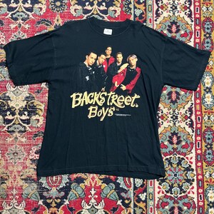 Vintage Backstreet Boys Black & Blur World Tour T-shirt / Size S
