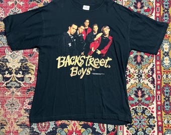Vintage 90s Backstreet Boys Tour T Shirt - Etsy