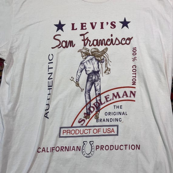 ヴィンテージ 90年代 リーバイス サンフランシスコ サドルマン Tシャツ