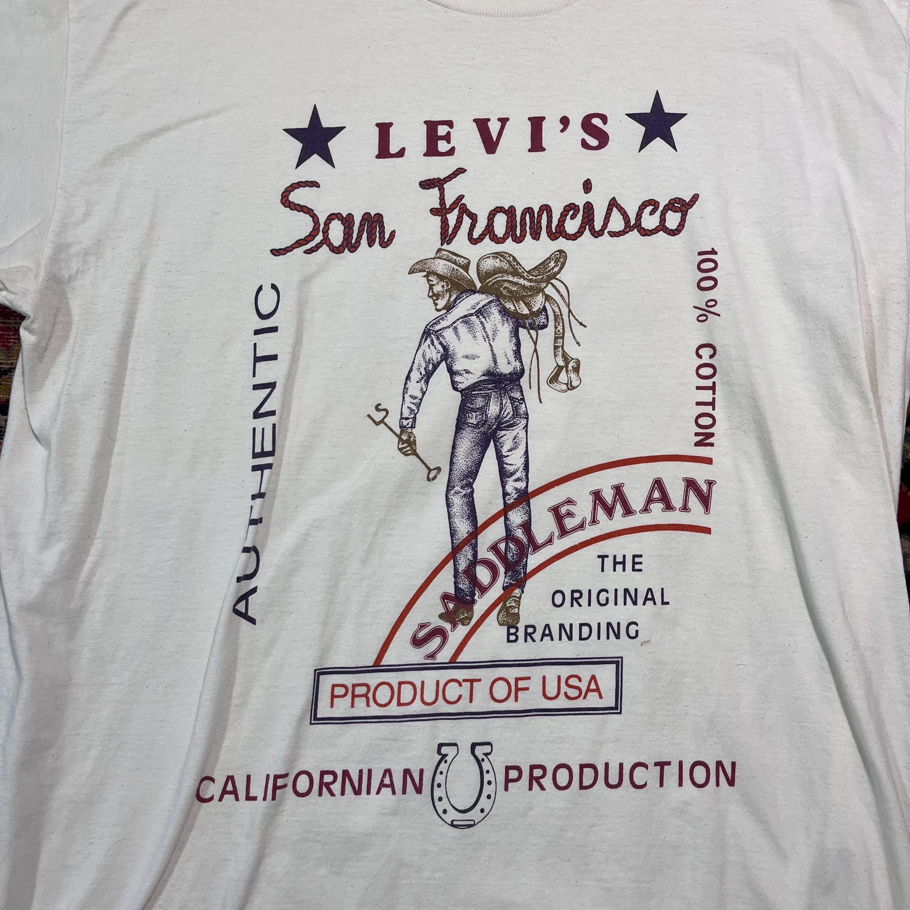 ヴィンテージ 90年代 リーバイス サンフランシスコ サドルマン Tシャツ