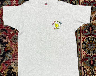Vintage hangend los Hawaï T-shirt jaren 90 Surf Skate Graphic T-shirt maat XL