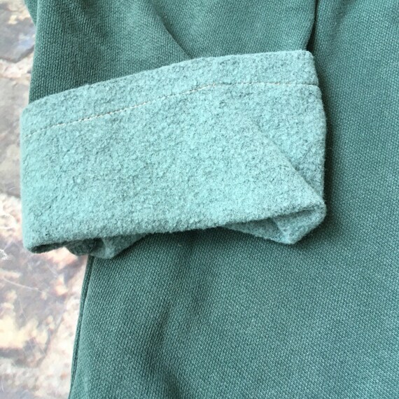 Green Tunic Sweatshirt With Nature 