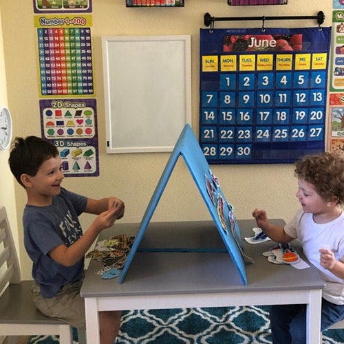 Double Sided Felt Board 19X20. Light Weight & Folds Flat. No Etsy