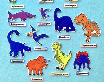 Dinosaur Play Felt Board Set- Dinosaur Galore.  Includes 12 dinosaurs. Felt Stories.