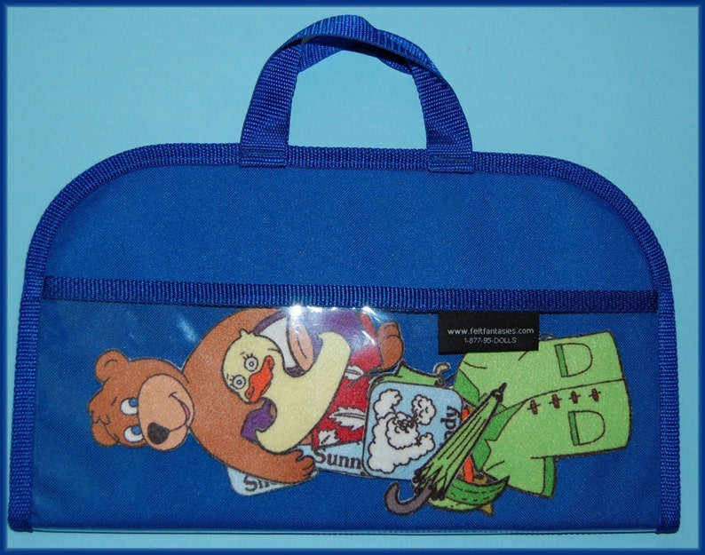 Large Felt / Flannel Board With Handles and Storage 18X26 BLUE Etsy