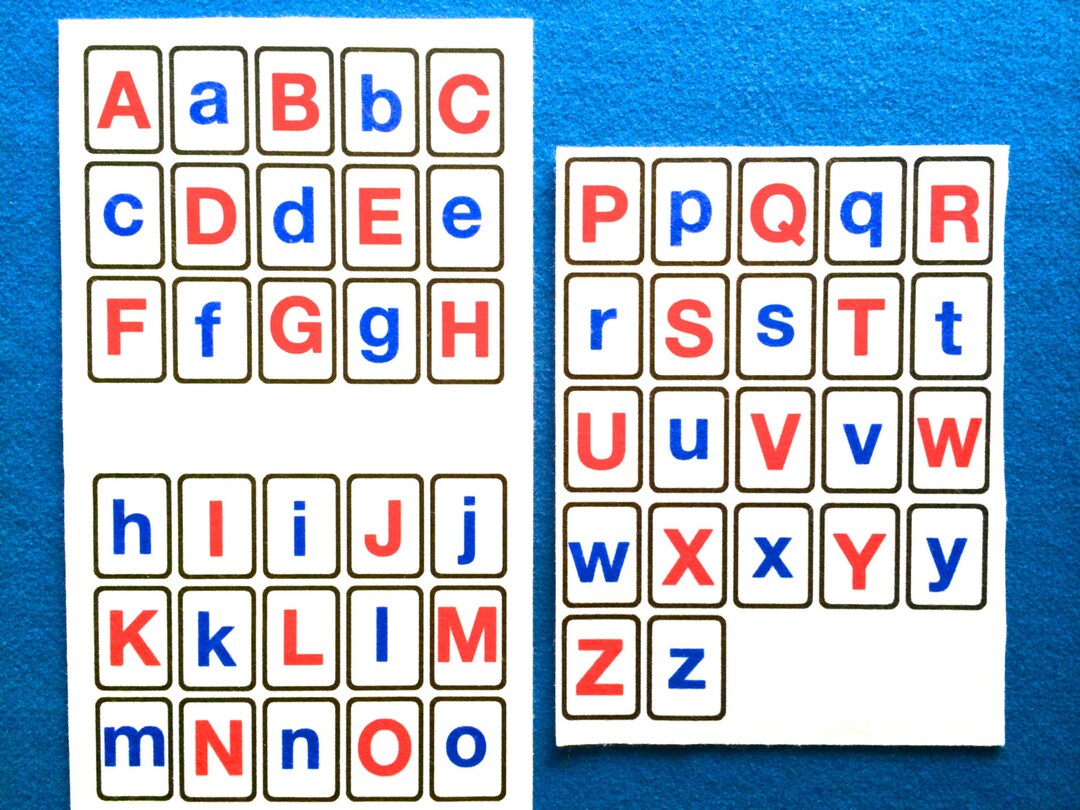 Alphabet Felt Board Set -includes 52 Letters (upper & Lower Case ...