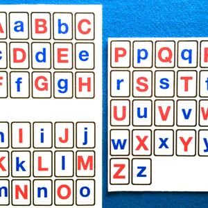 Juego de tablero de fieltro con el alfabeto: incluye 52 letras (mayúsculas y minúsculas) Educación preescolar imagen 3