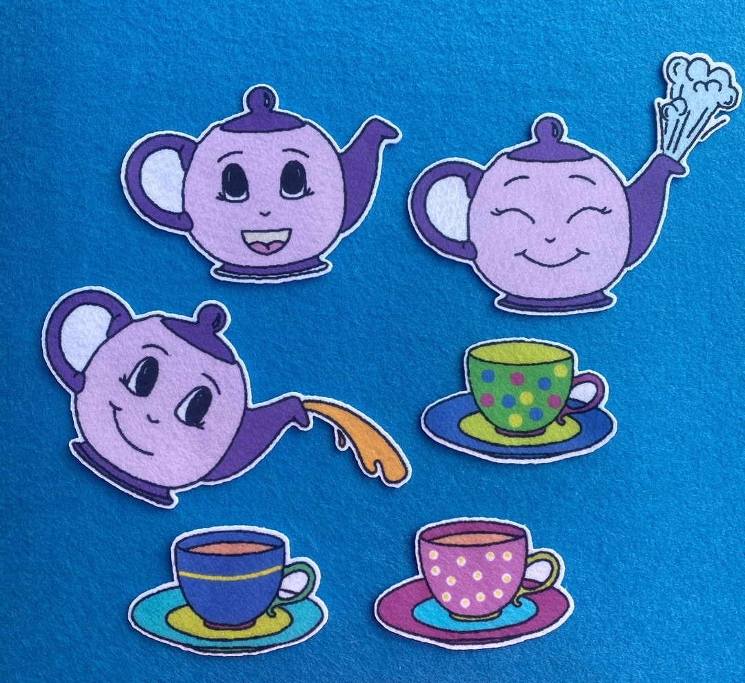 I'm a Little Teapot Felt / Flannel Board Set, Nursery Rhymes. Children