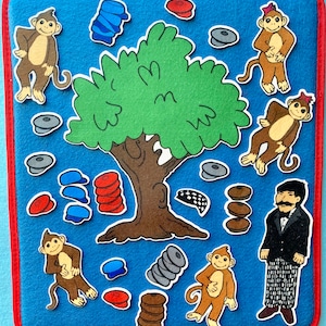 Caps for Sale Felt / Flannel Board Set