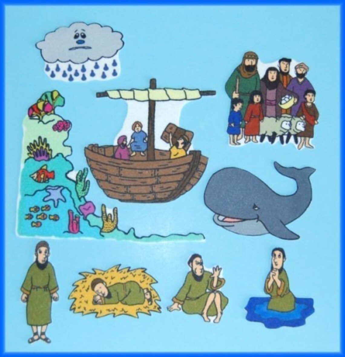 4 Popular Bible Story Felt Sets un-cut W/ Free Shipping - Etsy