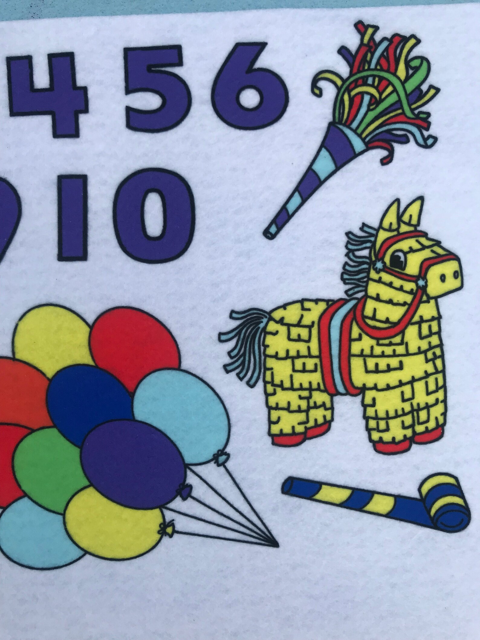 Happy Birthday Felt Board /flannel Board Set/ English & Etsy