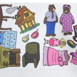 Goldilocks and the 3 Bears Felt Board Story / Flannel Board Set ...