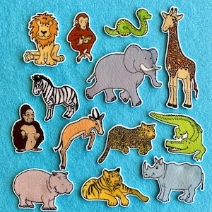 Rumble in the Jungle -Animals- Felt / Flannel Board Set
