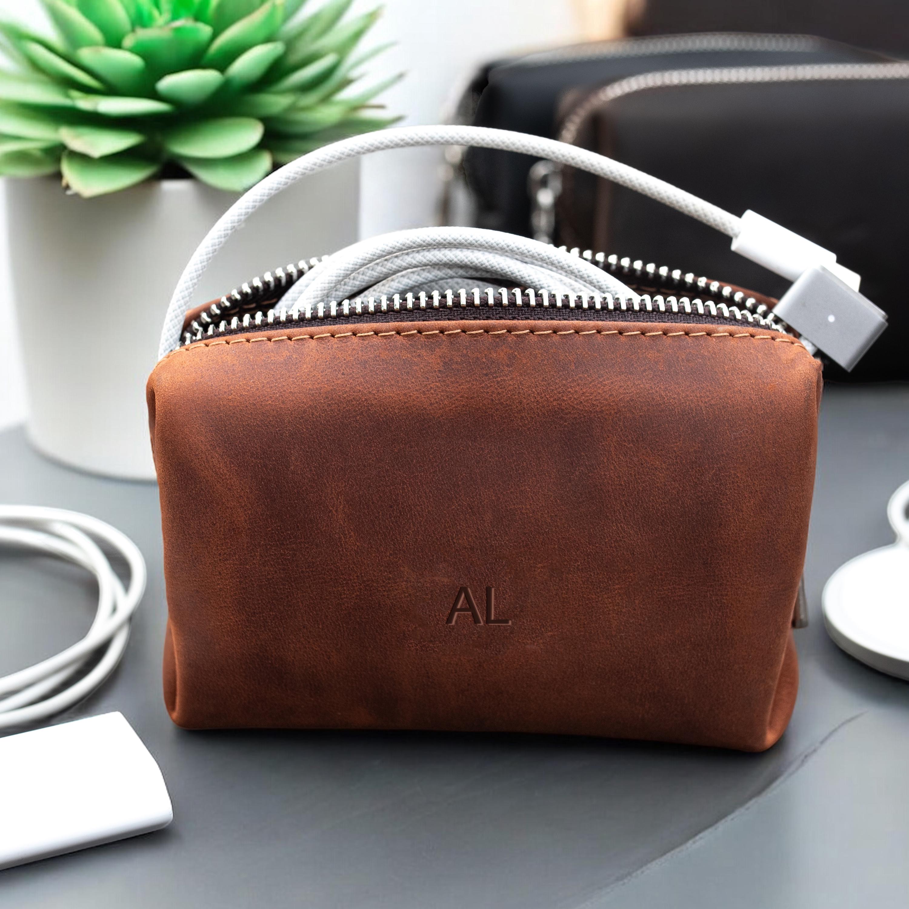 Cable Organizer Bag Phone Cord Purse Price Double Layers Large