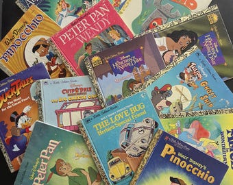 Little Golden Books - MORE Disney! - Animated Classics and T.V. - Copyrights from 1939 to 2003 - Printed in USA