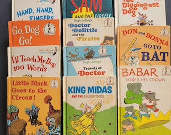 Vintage Dr. Seuss Bright and Early, and Beginner Books/Perkins, Eastman, Brunhoff, Gurney/Matte/Copyrights 1958 - 1973/Collectible/USA
