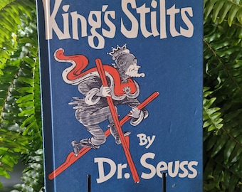 Vintage The King's Stilts by Dr. Seuss/Copyright 1939/Random House Book Club Edition/Excellent Condition/Collectible Title/USA