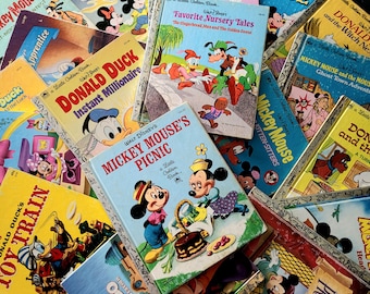 Little Golden Books Disney's Mickey Mouse and Friends -Titles from 1949-1988