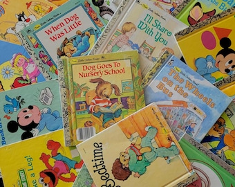 First Little Golden Book (5.75") - Assorted Titles - Copyright Dates 1963 - 1995 - Printed in USA