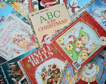 Little Golden Books - Christmas Season - Classic Holiday Characters - Printed in USA