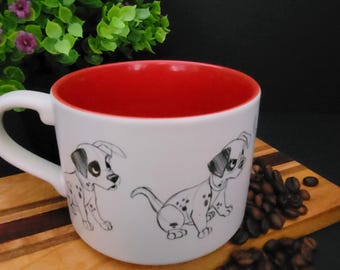 Disney's 101 Dalmations Mug - Patch - Movie Memorabilia - Made in Thailand