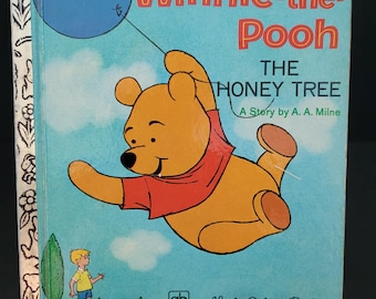 Vintage Little Golden Book Winnie-the-Pooh The Honey Tree/A.A. Milne/Printed in USA
