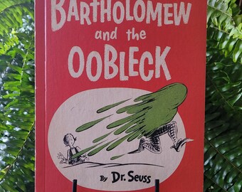Vintage Dr. Seuss Bartholomew and the Oobleck/Random House Book Club Edition/1970s/Collectible Title/Children's Classic