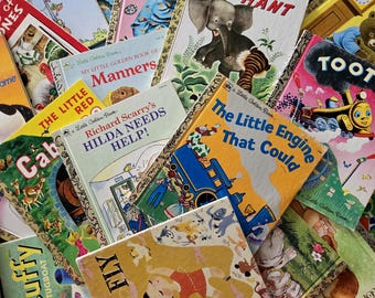 Little Golden Books Classic Titles - Preschool, Kindergarten, Child's Library, Classroom, Daycare - Printed in USA