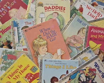 Little Golden Books - Family and Around the Home - Printed in the USA