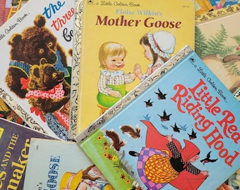 Nursery Rhymes, Fairy Tales & Fables - Little Golden Books - Copyrights 1943-1992 - Printed in USA