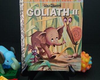A Little Golden Book - Walt Disney's Goliath II - Copyright 1959 - "B" Printing