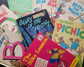 Berenstain Bears Book Club Edition/Dr. Seuss Bright and Early Beginner Books/Copyrights 1962 - 1974/USA
