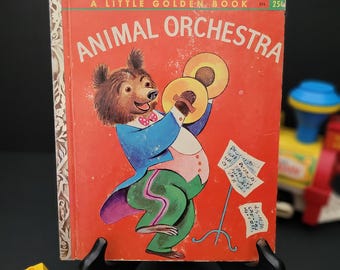 A Little Golden Book - Animal Orchestra/First Edition "A" Printing/Copyright 1958