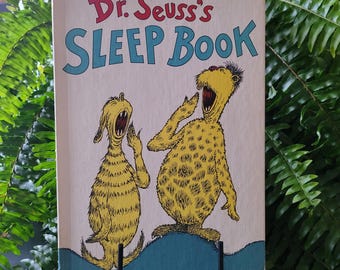 Dr. Seuss's Sleep Book/Vintage Copy/Large Format with Matte Cover/Copyright 1962/Book Club Edition/Manufactured in the USA