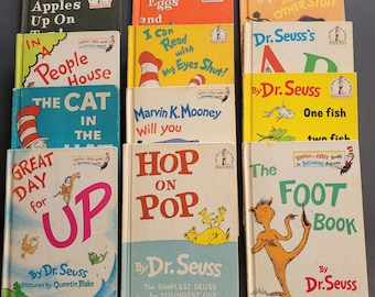 Vintage Dr. Seuss Bright and Early, and Beginner Books book club editions/Theo. LeSieg/Copyrights 1957-1978/Collectible Childhood Books
