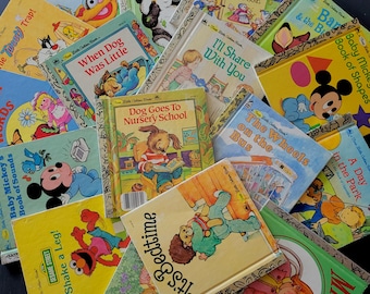 First Little Golden Book (5.75") - Assorted Titles - Copyright Dates 1963 - 1995 - Printed in USA