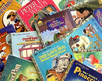 Little Golden Books - Disney Animated Classics and T.V. - Copyrights from 1939 to 2003 - Printed in USA