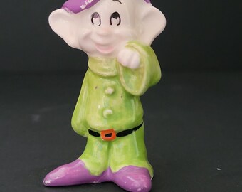 Walt Disney's Snow White and the Seven Dwarfs Dopey/Collectible Figure/Disneyana/Gift for Collector/Movie Memorabilia/Made in Japan