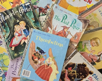Nursery Rhymes, Fairy Tales & Fables - Little Golden Books - Eloise Wilkins - Copyrights 1943-1992 - Printed in USA