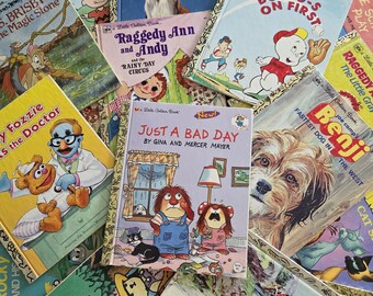 Pop Culture Classic Characters - Little Golden Books - Movies, Cartoons, Story Books - Copyrights from 1958 - 1999 - Printed in USA