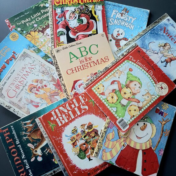 Little Golden Books - Christmas Season/Classic Holiday Characters/Printed in USA.