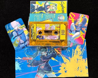 Cyberpunk Edgewalkers Hardcover Cassette Tapes–12 Tracks of video game soundtrack,Cyberpunk Gifts,Limited Edition Gift,Personalized Gifts