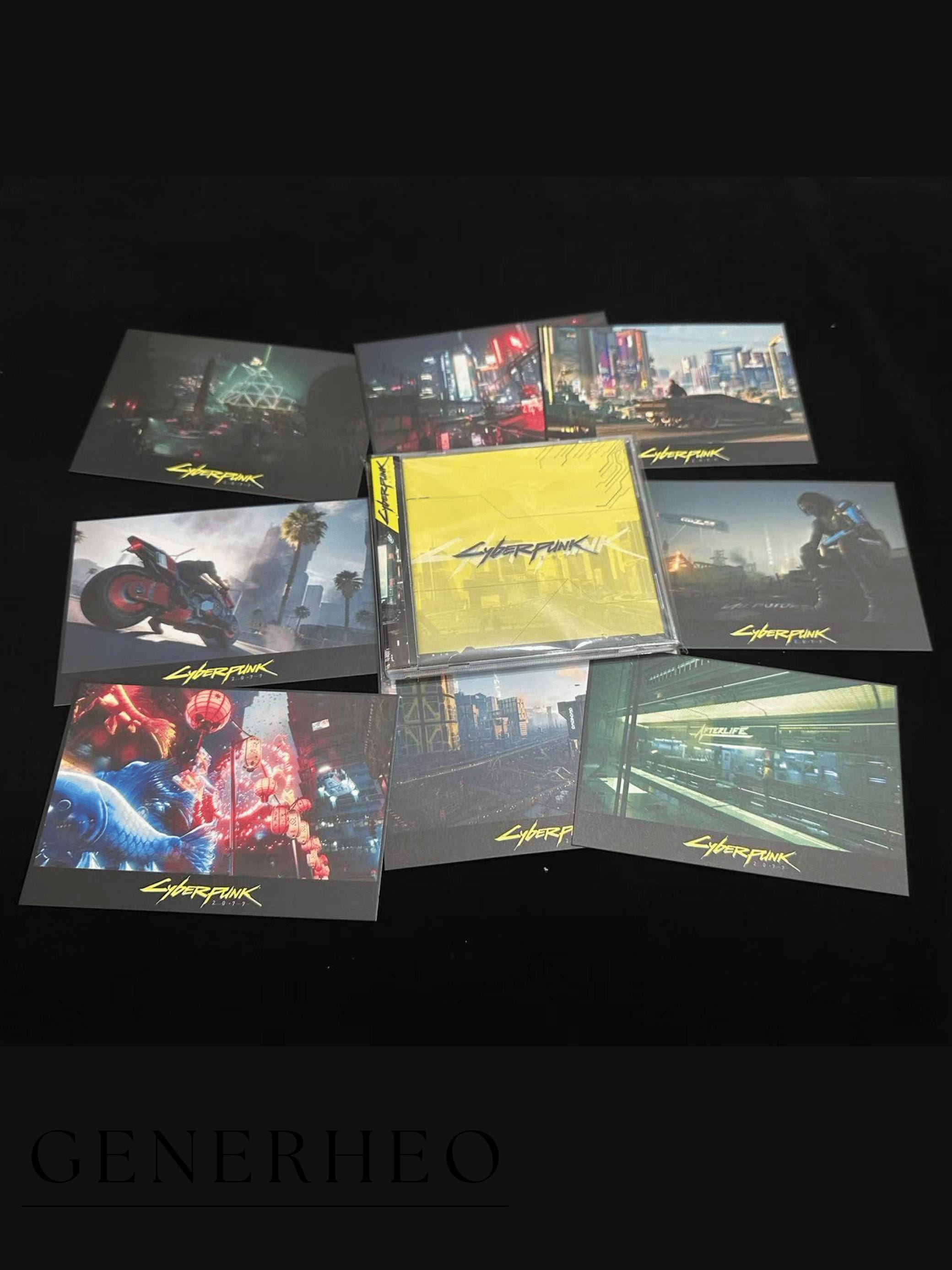 Cyberpunk 89.7 Growl Fm,playable Cd,vinyl Album,postcards
